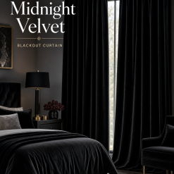 Midnight Velvet Blackout Curtain