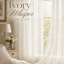 Ivory Whisper Window Veil