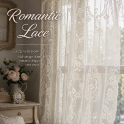 Romantic Lace Window Panel