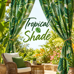 Tropical Shade Outdoor Drapes