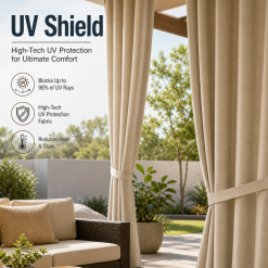 UV Shield Patio Drapes