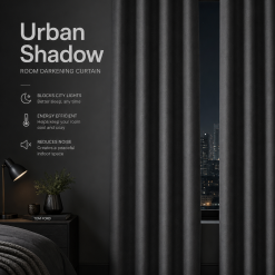 Urban Shadow Room Darkening Curtain